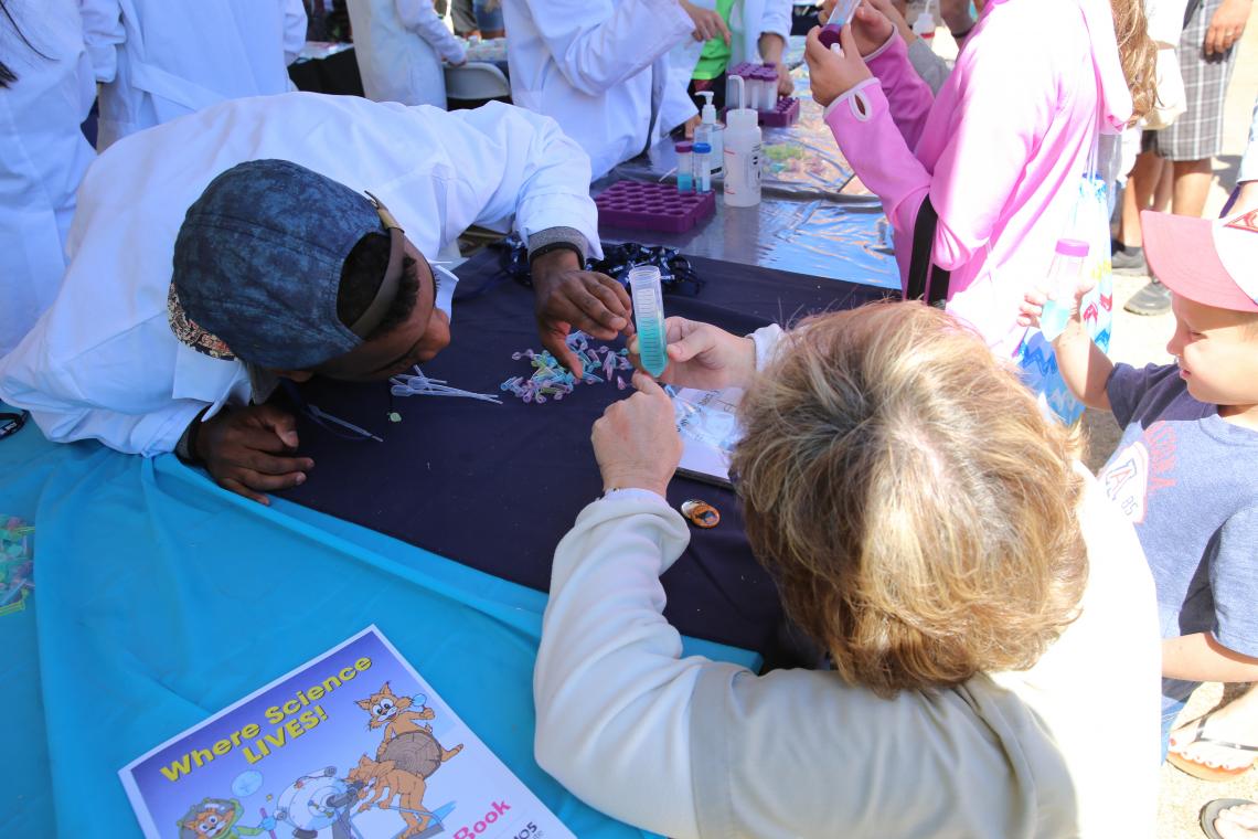 Science City at the Tucson Festival of Books is all about interactivity for visitors. Science City at the Tucson Festival of Books is all about interactivity for visitors.